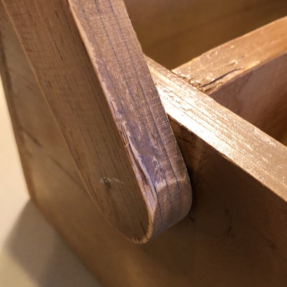 Wooden carrier. Perfect for gardening, bbq or any storage. Solid piece. - Picture 2 of 5